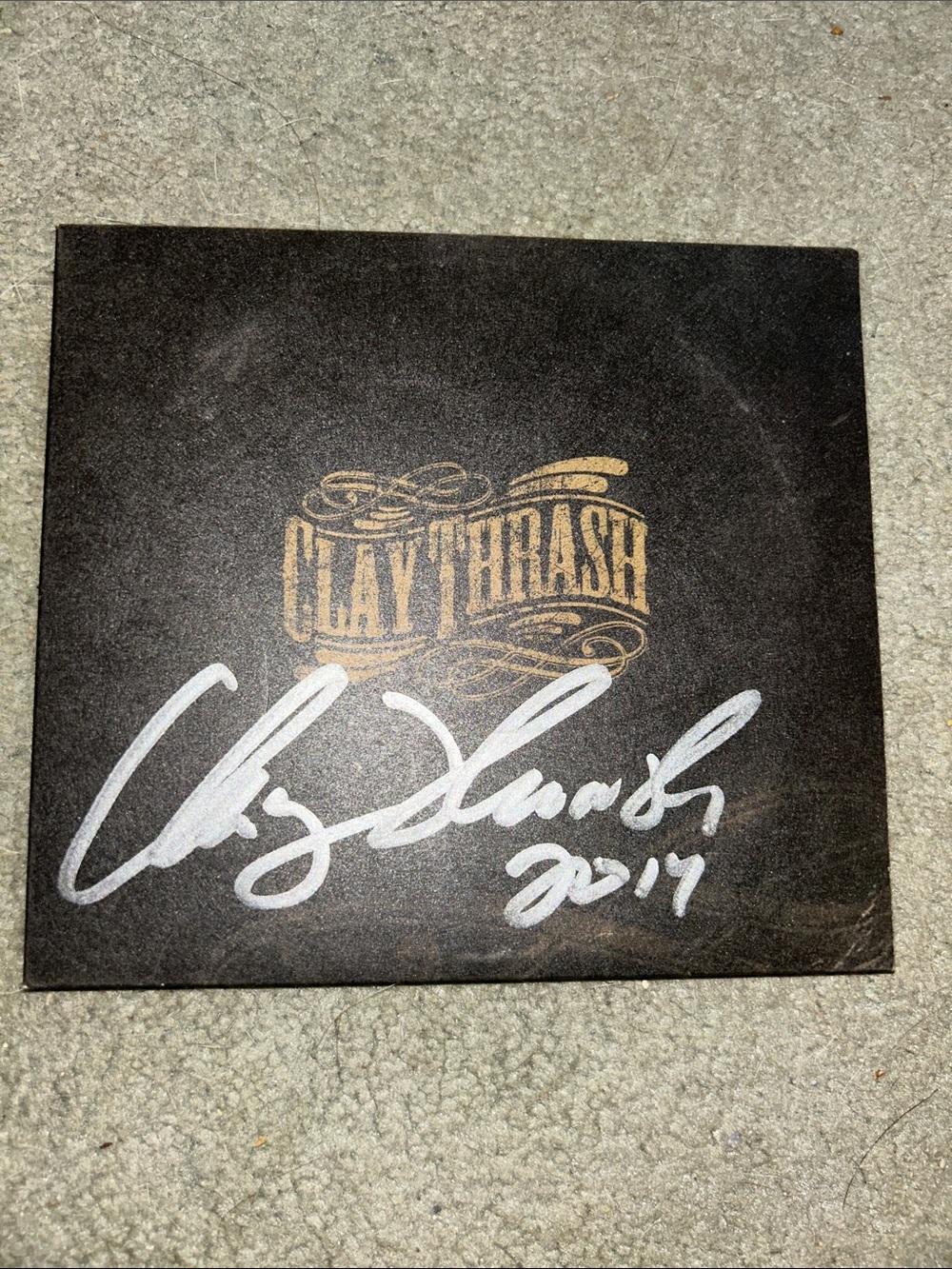 Clay Thrash Signed CD Grange Records